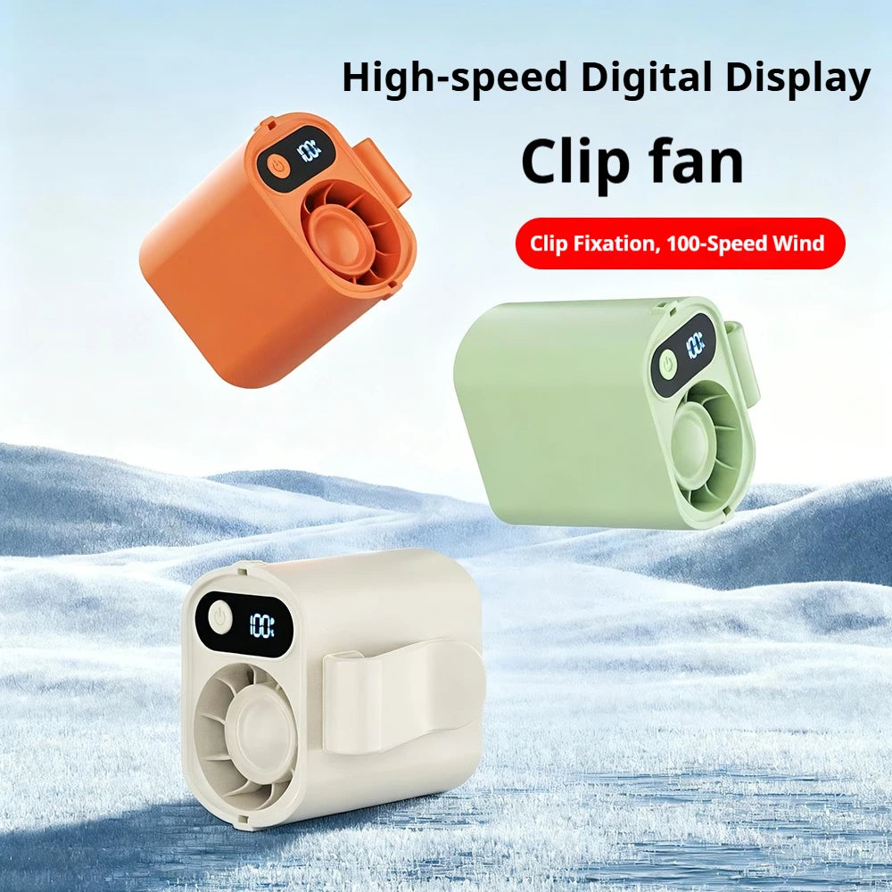 2026 New Mini Fan Umbrella Fan Multifunctional USB Charging Portable Handheld Waist Hanging Desktop Outdoor Desktop Fan