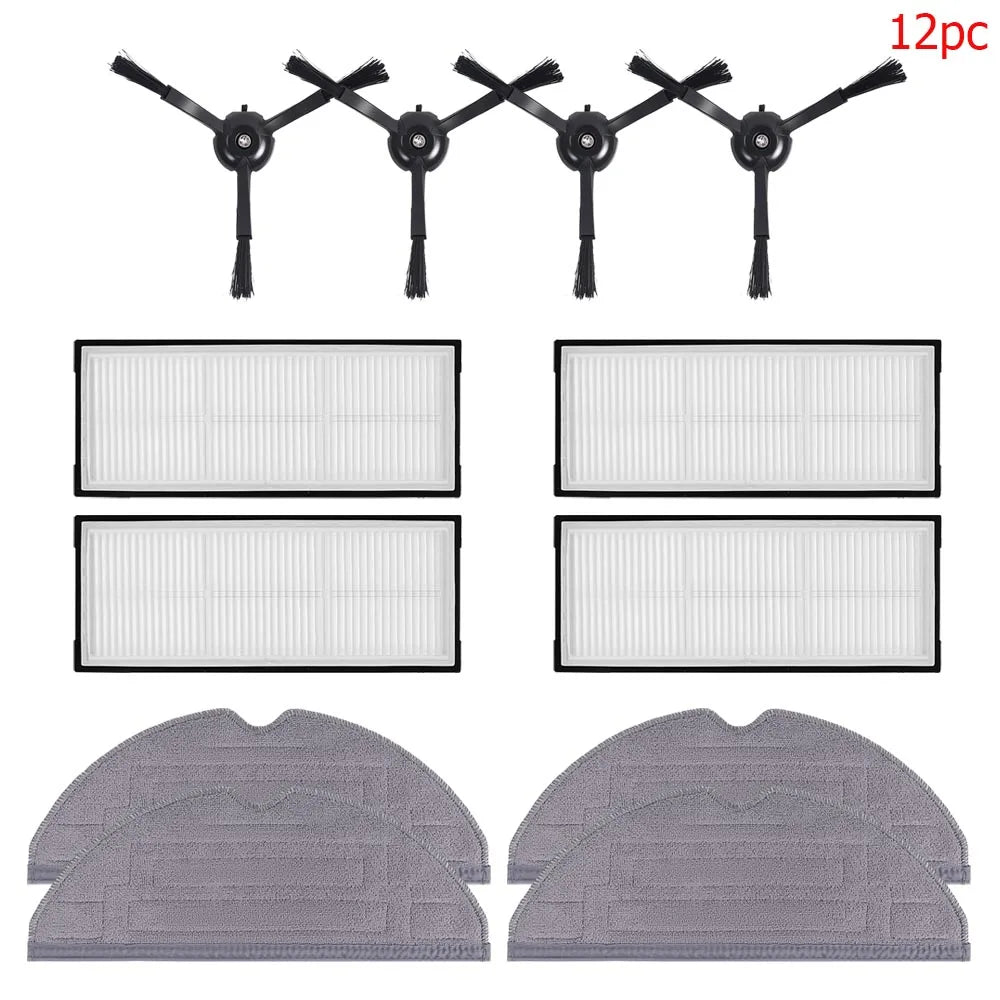 Compatible For Roborock S8 S8 Pro Ultra S8+ Robot Vacuum Cleaner Main Brush Side Brush HEPA Filter Mop Cloths Dust Bags Parts