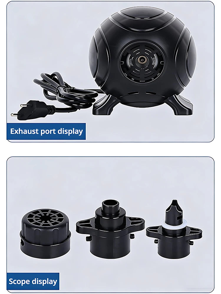 800W Electric Air Pump 2-in-1 Inflate Deflate Voltage：AC110/220V AU US EU UK Plug for Pool Boat Yoga Mat Vacuum Bag、air Bed