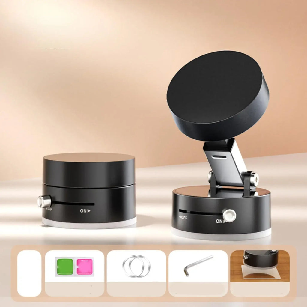 Ultra Magnetic Phone Holder Foldable Car Phone Mount Dashboard Phone Bracket 360 Degree Rotation Vacuum Suction Cup GPS Stand