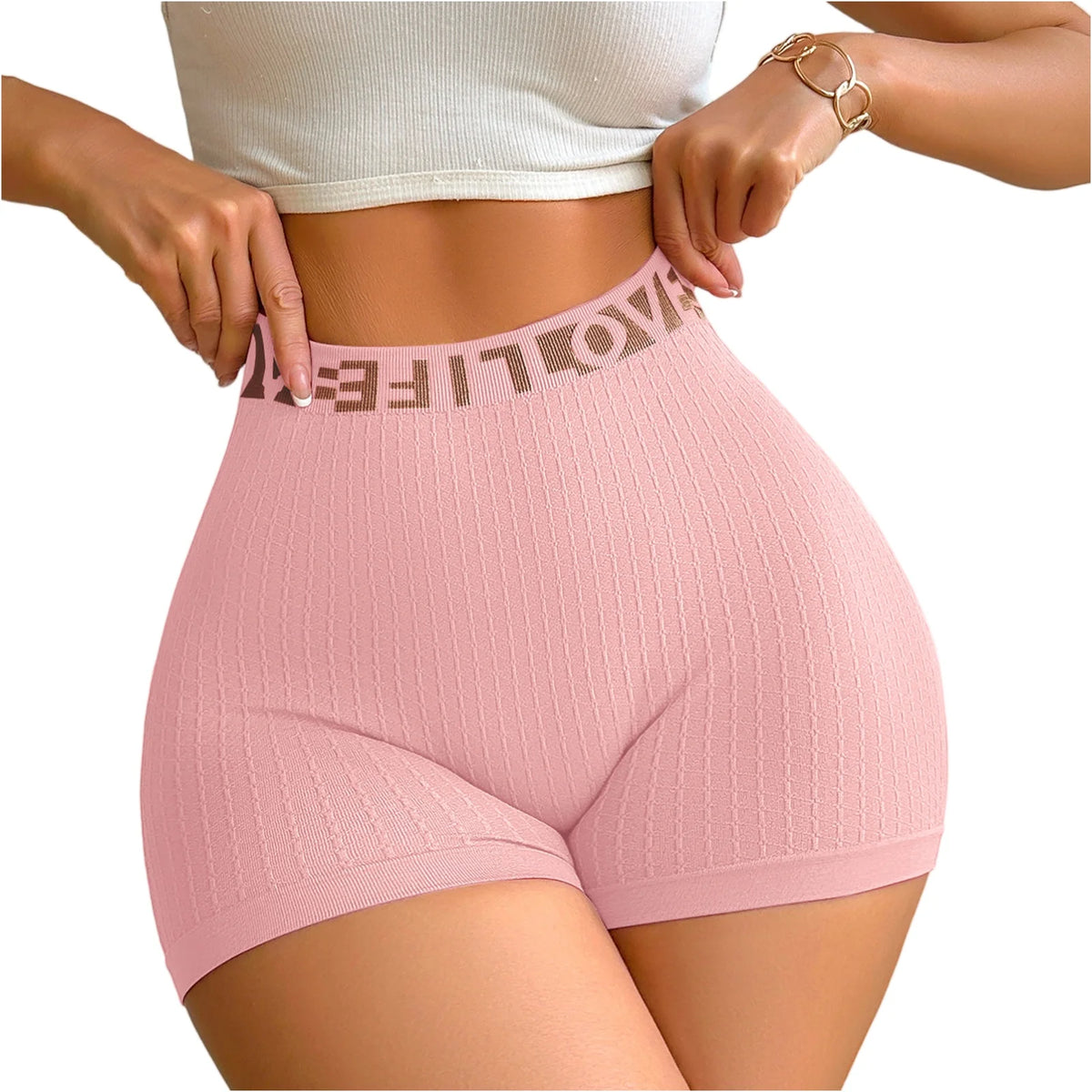 Women's High Waisted Sports Shorts, Safety Shorts, Casual Women's Underwear, Sexy Butt-lifting Boxer Shorts, Cozy Boyshorts