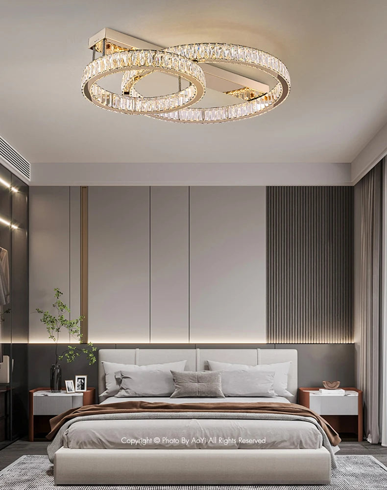 Nordic home decoration salon bedroom decor smart led lamp lights for room dimmable Ceiling light lamparas indoor lighting