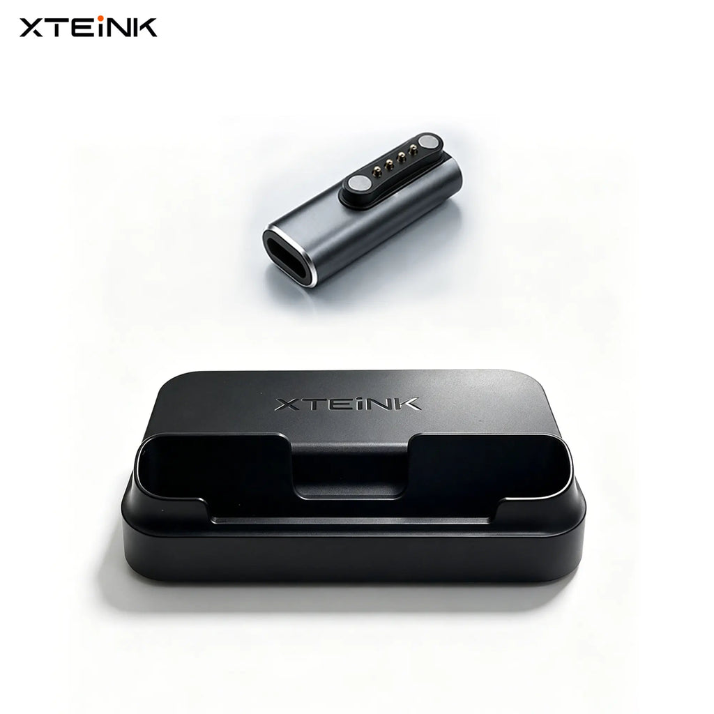3in1 Charging Stand for XTEINK X3/X4 Pro E-Ink Reader, Desktop Cradle with 65 Degree Tilted Design, Storage Base for Tablet