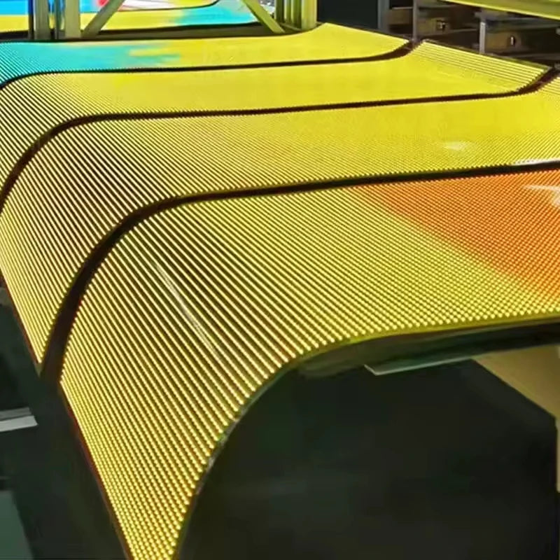 Easy installing Led flexible Transparent film Display P5 P6 P8 P10 P16 P20 Adhesive Transparent Led Screen for Window Glass Use