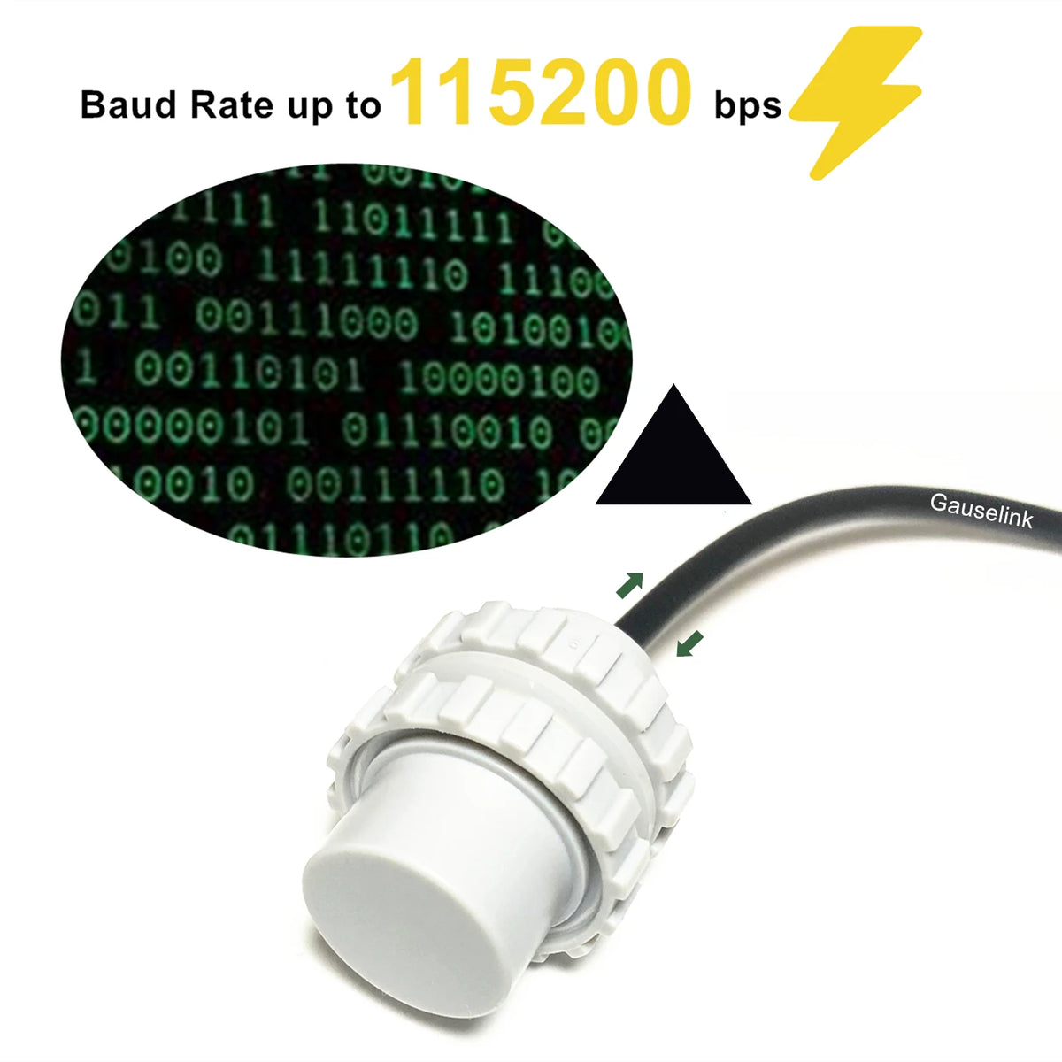 Underwater Submarine Ultrasonic Sensor Module Probe for Distance Measurement Obstacle Avoidance IP68 UART/RS485 Range 600cm