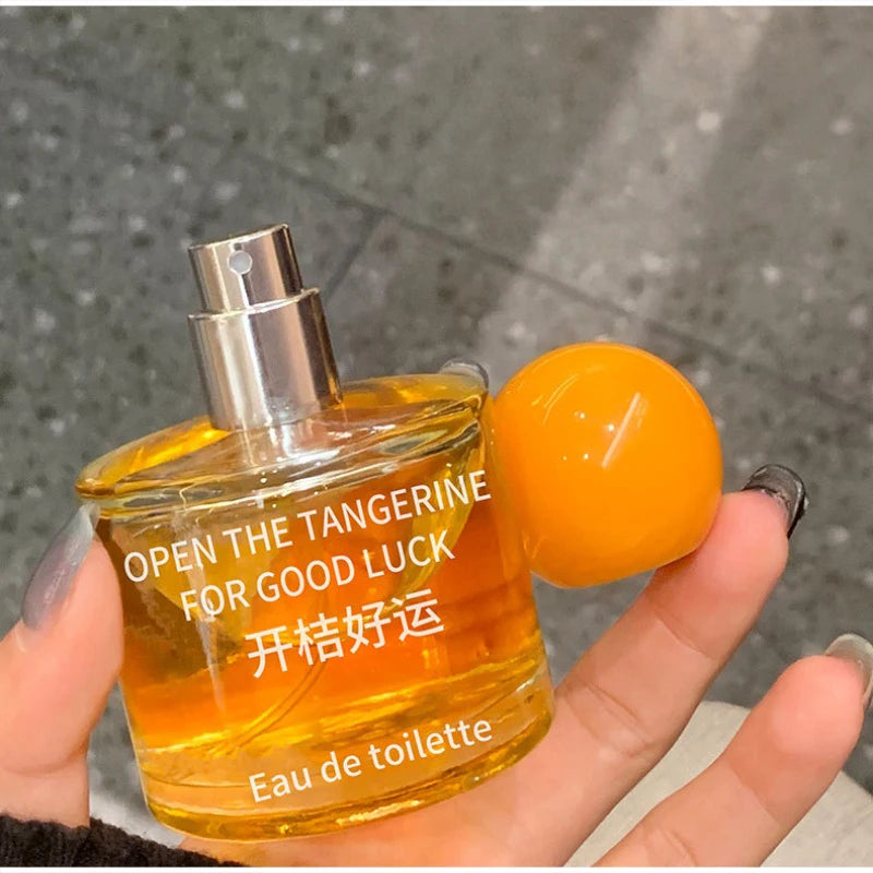Citrus Peach Fruity Perfume Spray,Clean Fresh Women Scent,Orange Blossom/Lily/Iris/Vetiver/Lemon/Musk Light Fragrance Mist