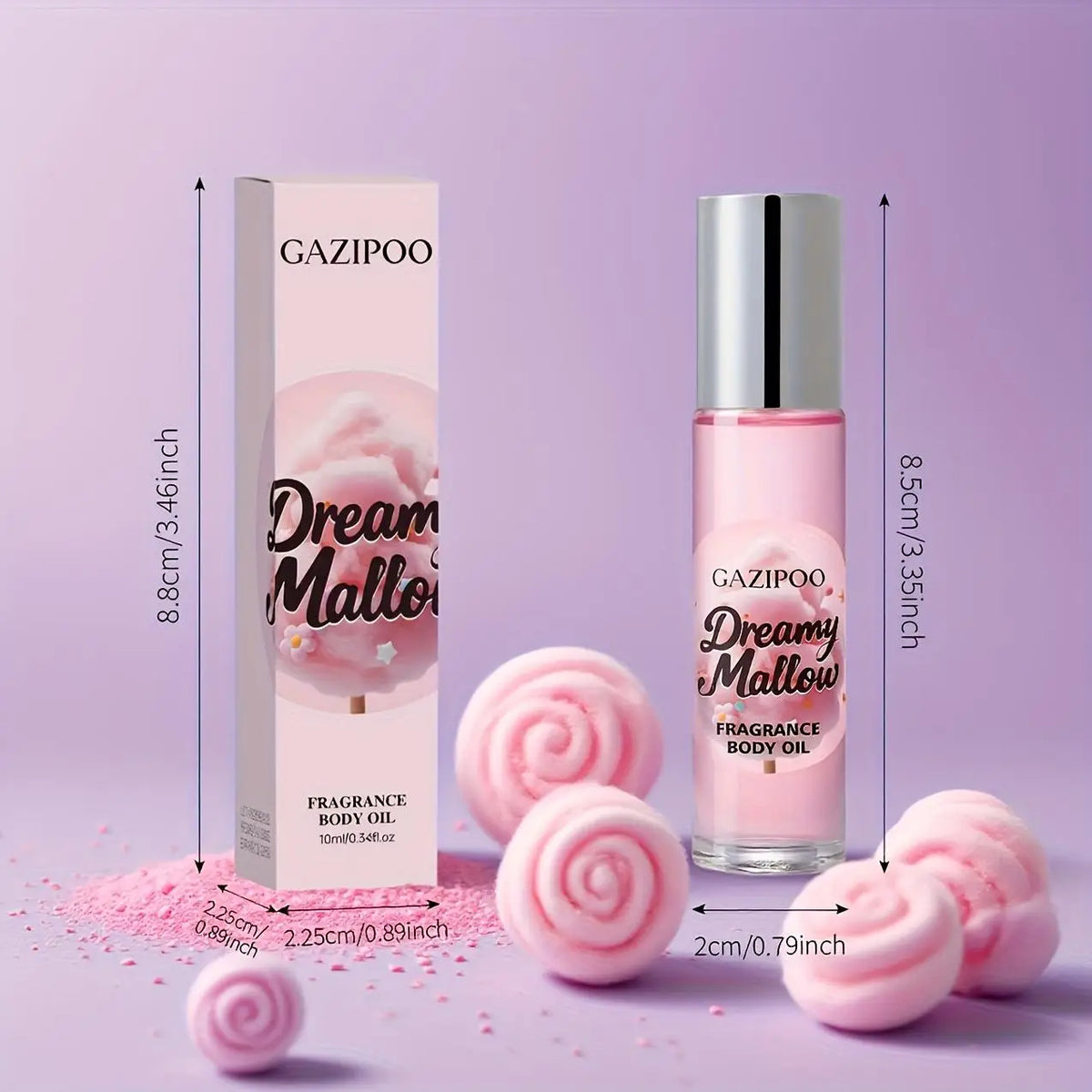 10ml Candy Marshmallo Elegant Fragrance Oil - Gift Eau De Parfum, 10ML Long-Lasting FreshScent, Oriental Fruity & Fl