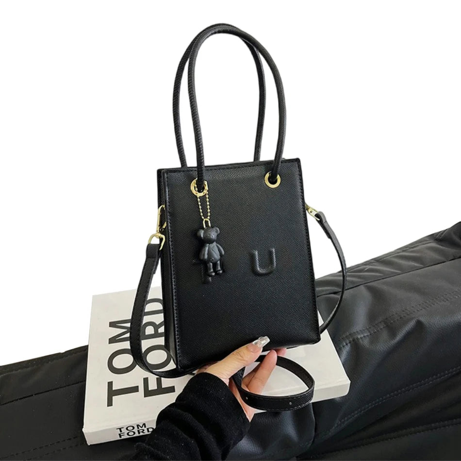 2026 Small Square Bag Women New Handbag Fashion Shoulder Casual Crossbody Solid Color Mobile Phone Bag