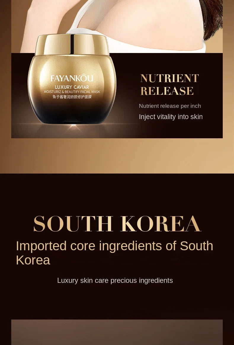 Caviar Wrinkle Anti-Aging Fade Fine Lines Face Whitening Bright Skin Beauty Health Care Retinol Lifting Firming Cream New