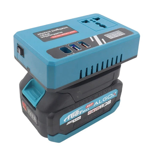 1-Piece 18V DC To 220V AC Power Inverter For Battery, Compatible With 18V/21V Battery Systems – New Power Supply Unit