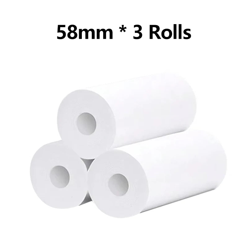 80mm/58mm Thermal Papers For Mini Thermal Receipt Printer PAD POS Printer 2 inch Paper Rolls For Business Bill Ticket Printing