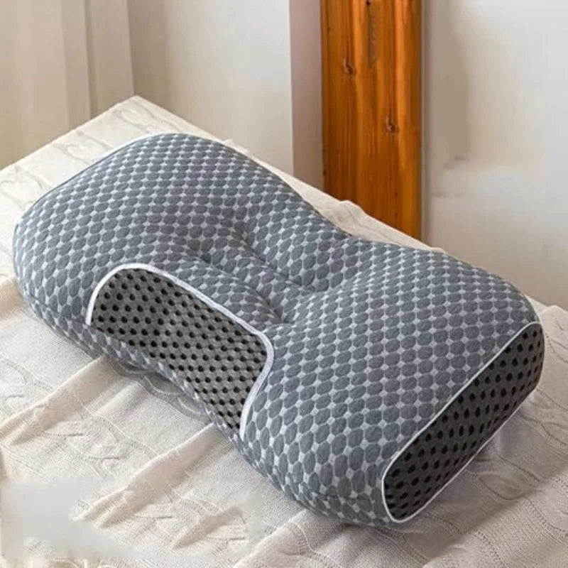 Home Cervical Memory Pillow, Helps Sleep and Protects The Neck Home Pillow,Gray#Color:DARK GRAY,Size:45*70