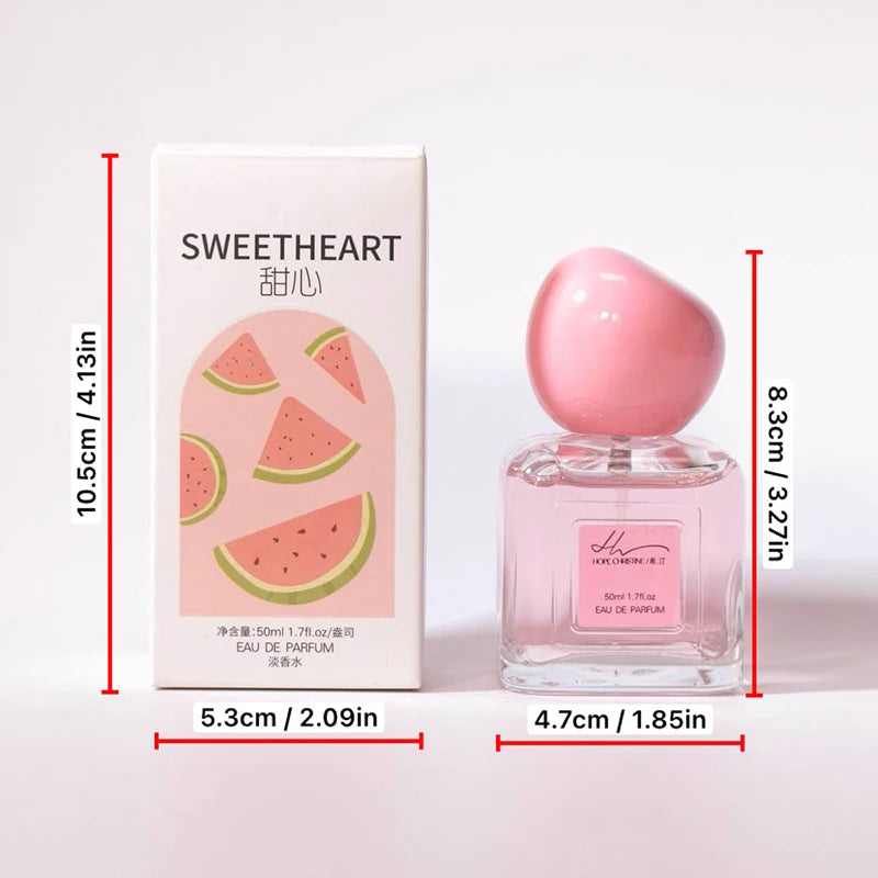 Hope Christine Watermelon Perfume Eau De Parfum for Women 50ML Long-Lasting Fresh Cool Scent for Summer Casual Hangouts