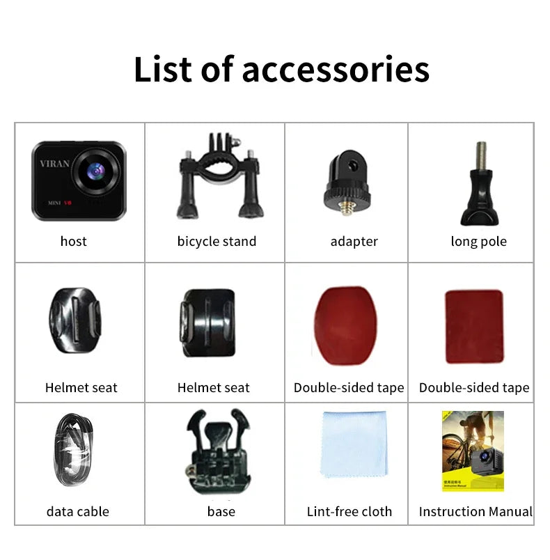 NEW 4K WiFi Anti-shake Action Camera Go With Remote Control Screen Waterproof Sport Camera pro drive recorde