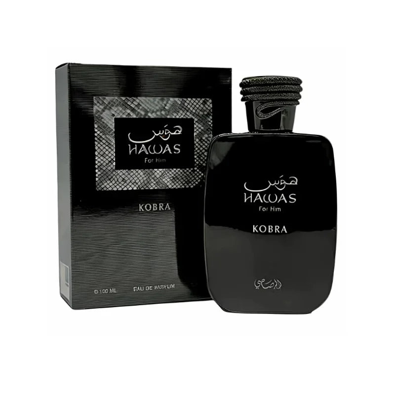 Rasasi Hawas for Him Men's Eau De Parfum – Middle Eastern Fragrance | Hawas Ice | Hawas Elixir Women's Perfume