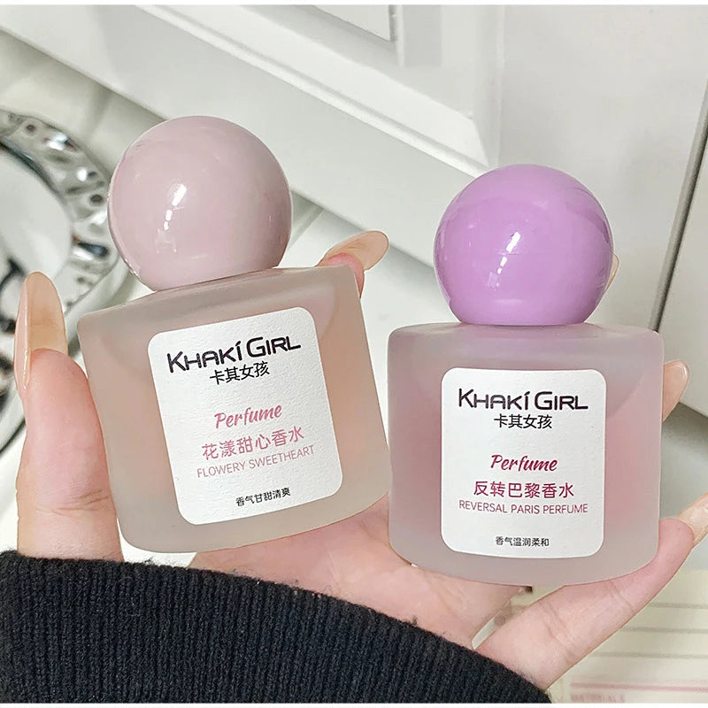 Girl Women Perfume Flowery Scent Long Lasting Light Fragrance Eau De Toilette Portable Ladies Perfume For Dating Daily Gift
