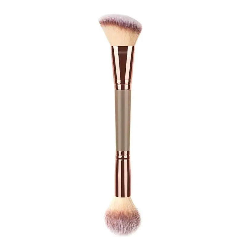 New Dual-Ended Foundation Brush Double-Ended Powder Blush Concealer Brush Contour Brush Blush Brush Makeup Brush Professional