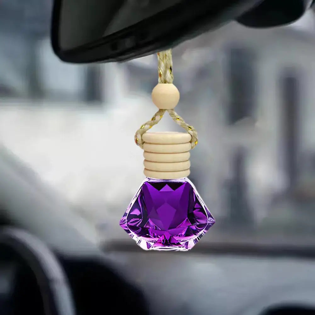 Car Perfume Pendant Include Essential Oil Air Fresheners Novelty Auto Flavoring Air Freshener Diffuser Oil Fragrance Bottle