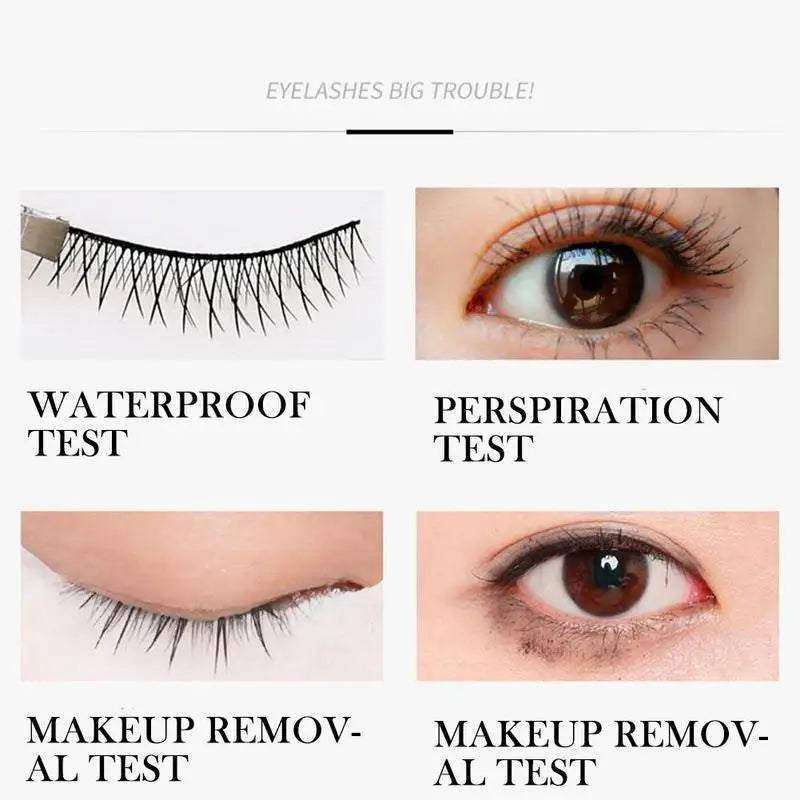 4D Black Mascara Thickening,Lengthening,Curling,Waterproof Liquid Fiber Mascara Long-Lasting Natural Eyelash Enhance Cosmetics