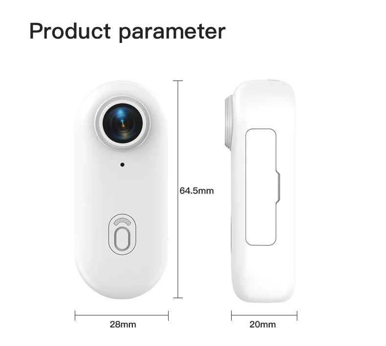 Waterproof Action 4K Camera 1080P Ultra Mini Wireless WiFi POV Bodycam for Bicycle Motorcycle Pocket Sports Recording HD Quality