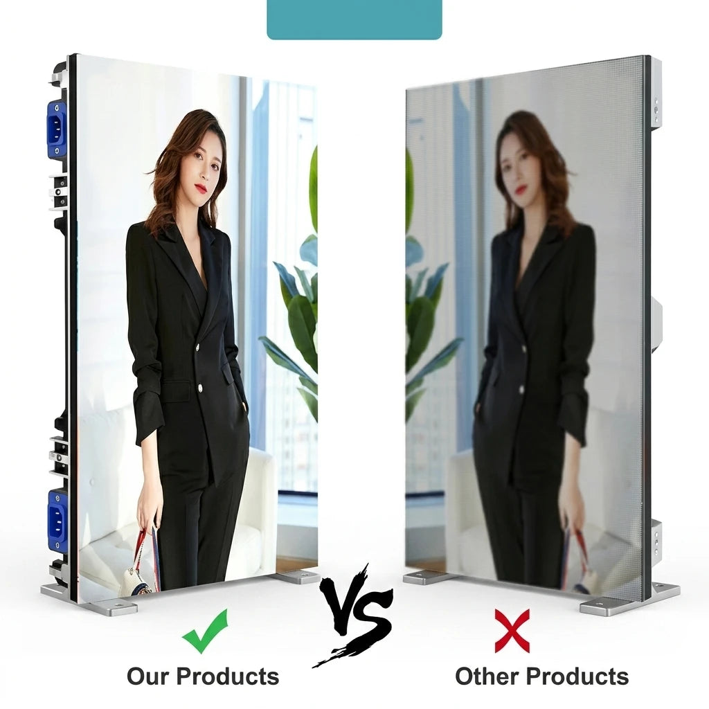 High Resolution Outdoor/Indoor P3.91 Micro Tile Led Display Screen, 500x500mm 500x1000mm for Corporate Lobby Control Room Museum