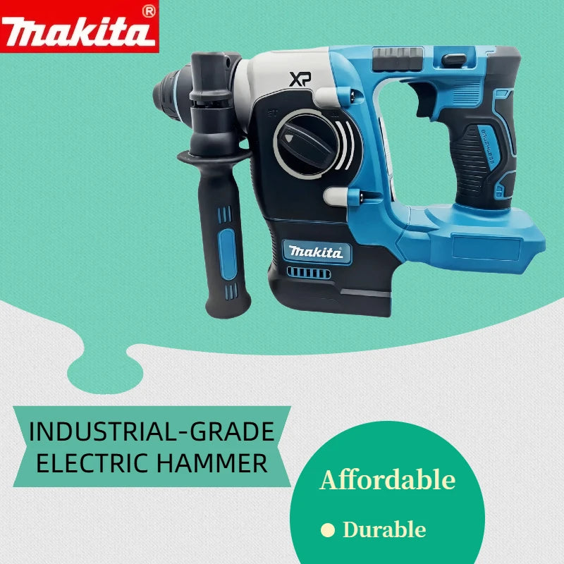 Makita273  Electric Cordless Brushless Hammer Drill Rechargeable Rotary Hammer Drilling and Chiseling High torque power Tool