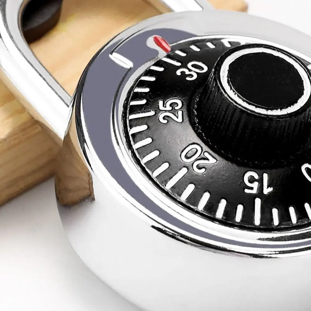 NEW High Security Dia Lock Stainless Steel Round Keyless Padlock Waterproof Digit Combination Lock Lock