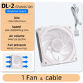 Coolcirc DL-2 120mm ARGB Cooling Fan Modular Wireless Stackable Splicing 800-2000RPM PWM Silent for Gaming PC Case Water Cooler
