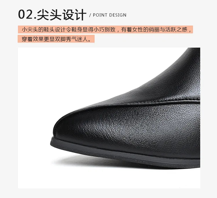 Autumn and Winter 2024 Women Boots British Style Fashion Boots for Women New Thick Heeled Oversized Fashion Short Boots