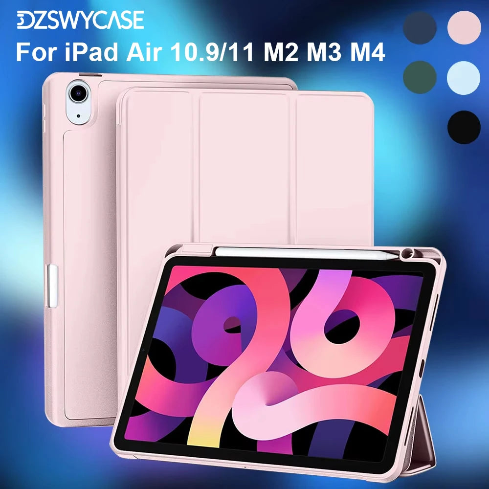 Case for iPad Air 11-inch M4/M3/M2 (2026/2025/2024), iPad Air 5th/4th Gen 10.9-inch (2022/2020), Cover with Auto Sleep/Wake