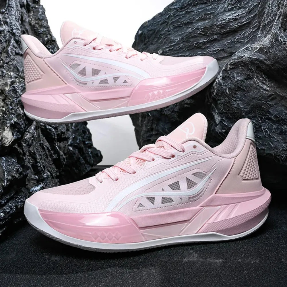 Quick Response Basketball Shoes Sound Design Competition Grade Shock Absorption Wear Resistant Lightweight Men's Athletic Shoes