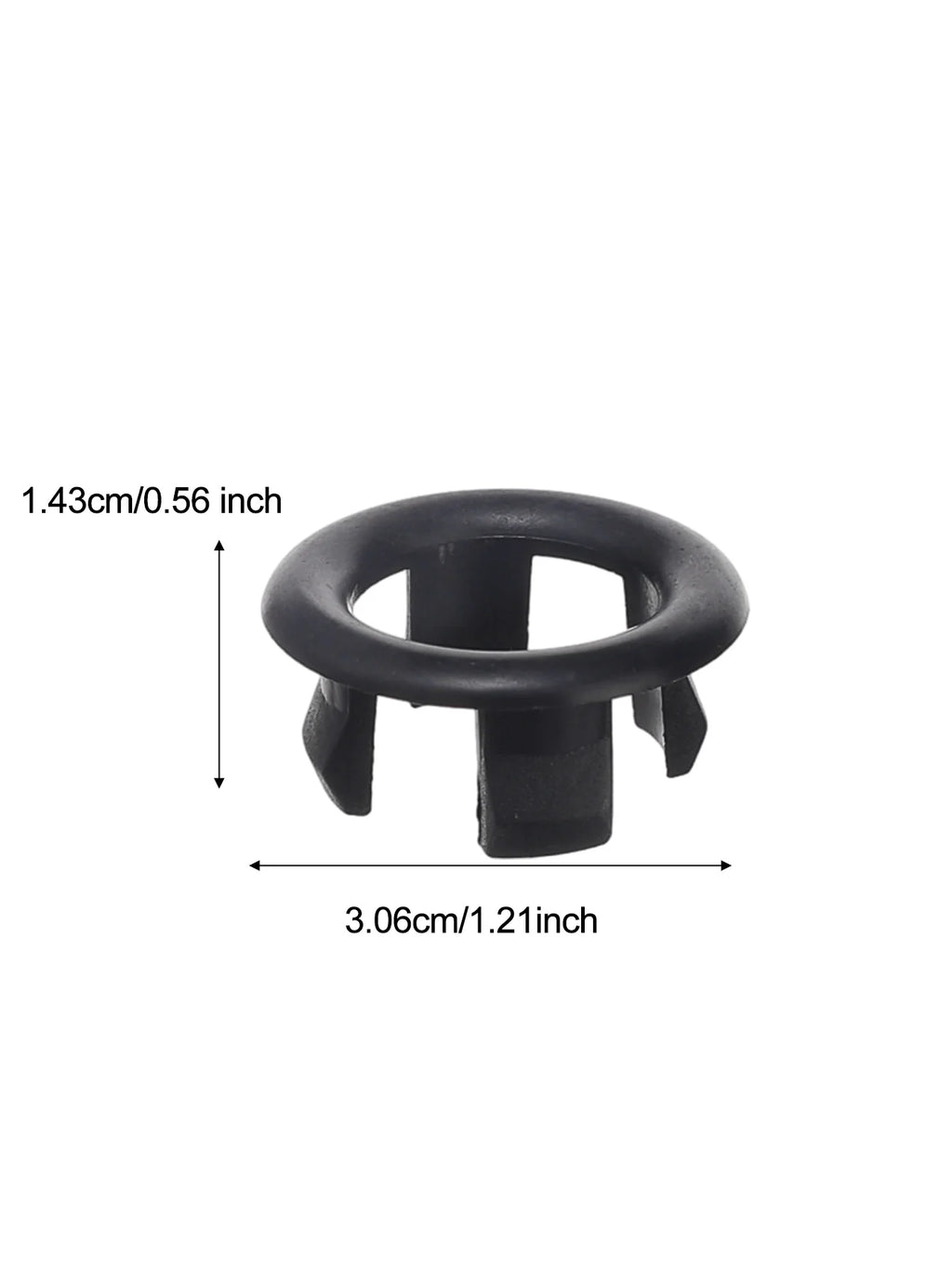 20/1pcs Wash Basin Plastic Overflow Rings Electroplated Sink Protector Scratch Universal 22-24mm Installation Bath Accessory
