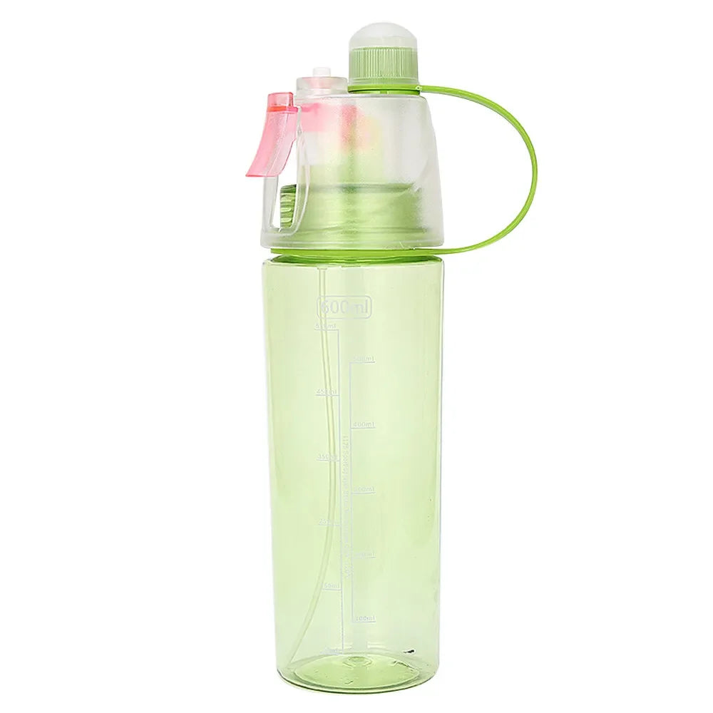 1 Pcs 600ml Water Bottle for Girls Outdoor Sport Fitness Cup Large Capacity Spray BPA Free Drinkware Travel