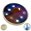 For E-Badge Intelligent Anime Animation Electronic Badge Pin Display Dynamic Gift Carry A Trendy Brooch
