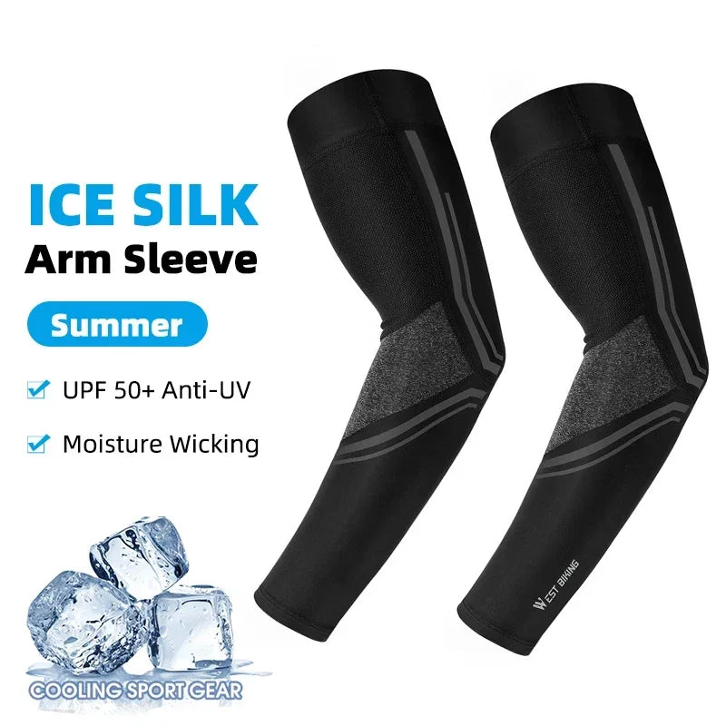 WEST BIKING Sports Compression Leg Sleeves Men Women MTB Winter Fleece Leg Warmers Men Women Cycling Running Basketball Leggings