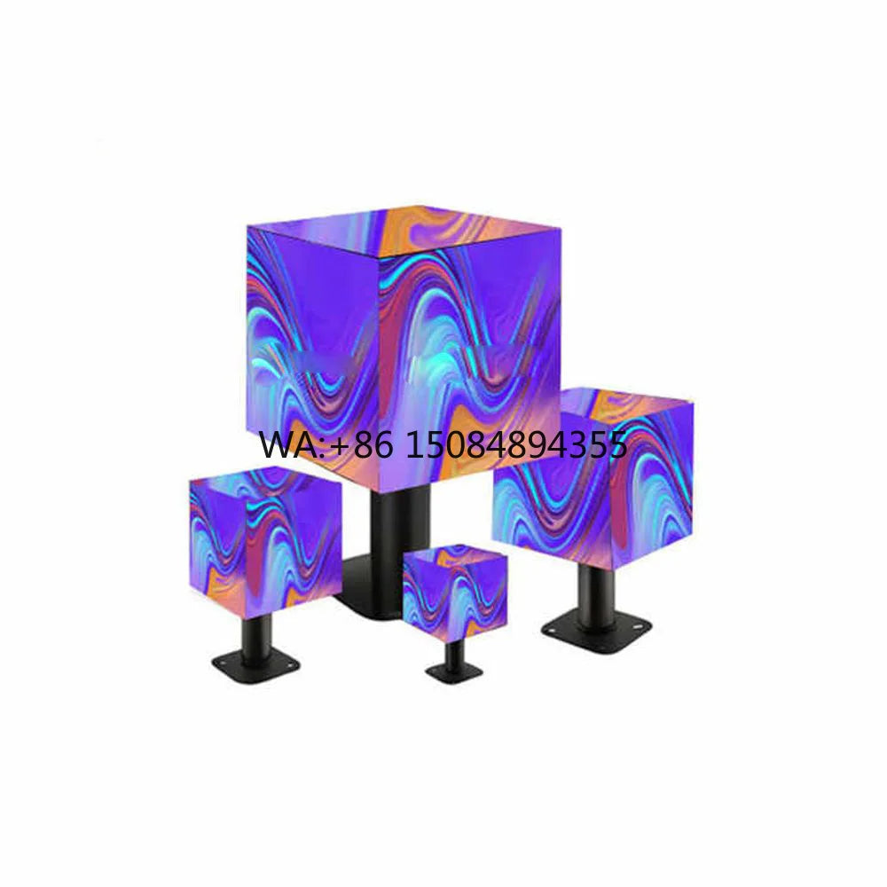 P2.5 P3 P4 P3.91  Led Cube Display Screen Magic Cubes Video Advertising Indoor Outdoor