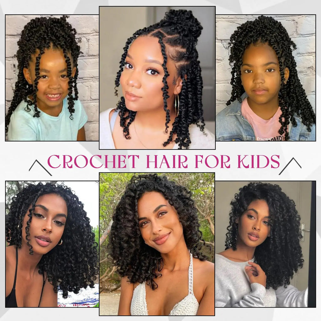 Mini Twist 4C Afro Kinky Curly Hair Bulk No Weft Crochet Human Hair Colored Bundles for Mini Braid Dreadlock Extension