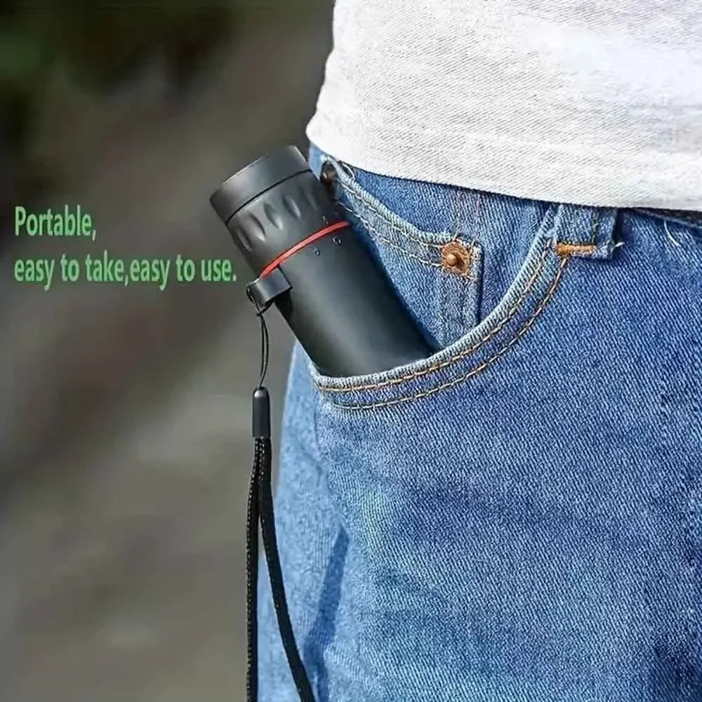 2000x24 HD Monocular Telescope Mini Portable Mobile Phone Telescope with Holder Outdoor Camping Hunting Birdwatching Telescopes