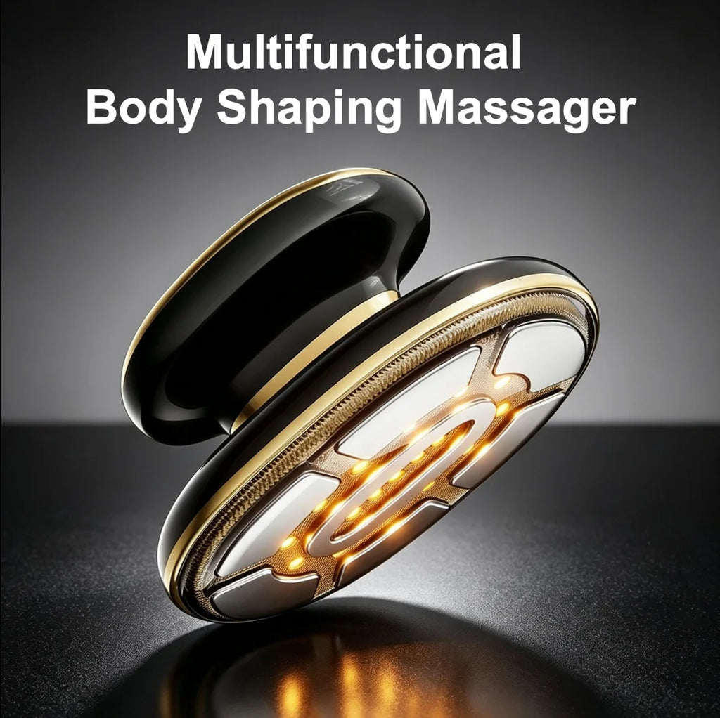 EMS Body Shaper Fat Burning Slimming Device with 4 Color LED Light Skin Tightening Massage Tool for Whole Body