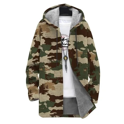 Spring Men's Trend Lapel Chenille Woolen Coat Woolen Coat