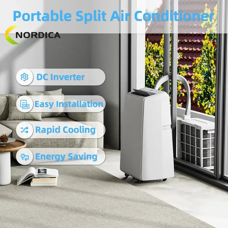 Mobile-Split-Air-Conditioner Portable Air Conditioner 12000Btu Portable Air Conditioner