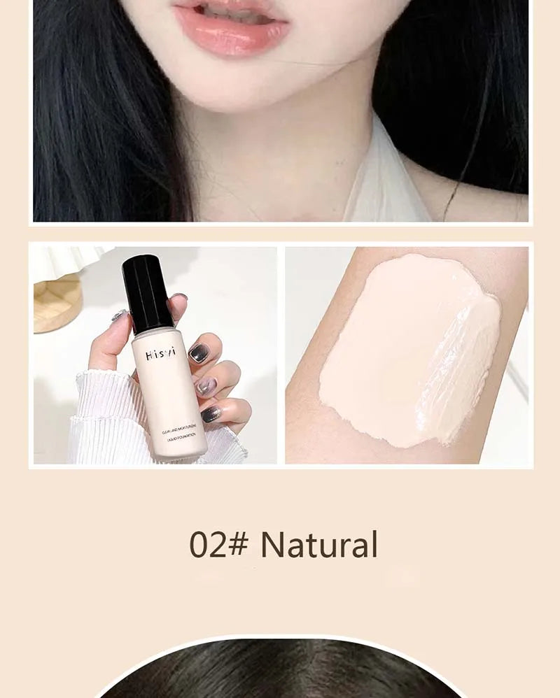 Liquid Foundation Makeup Base Waterproof High Coverage Concealer BB Cream Brighten Face Skin Tone Hydrating Foundation Makeup