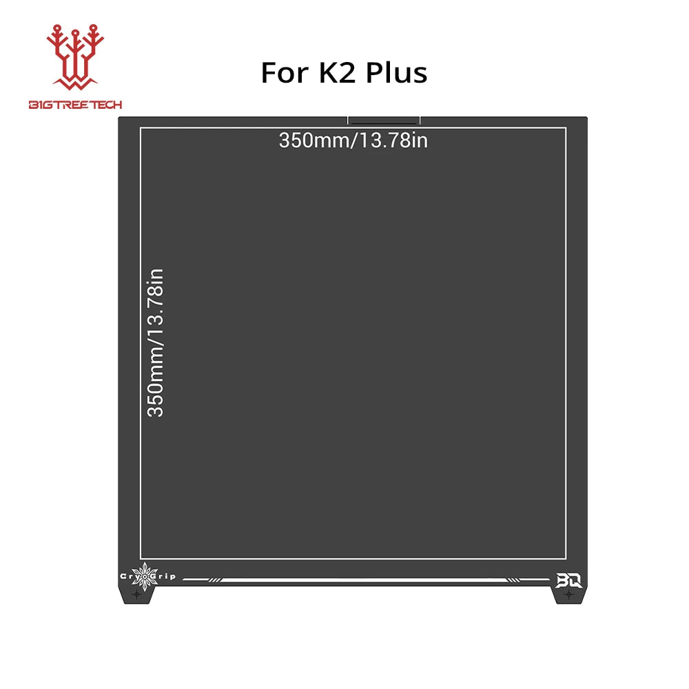 BIQU Panda Build Plate CryoGrip Pro Coating No Clog Spring Steel Double-sided for BambuLab Voron Kobra Adventurer 5M 3D Printer