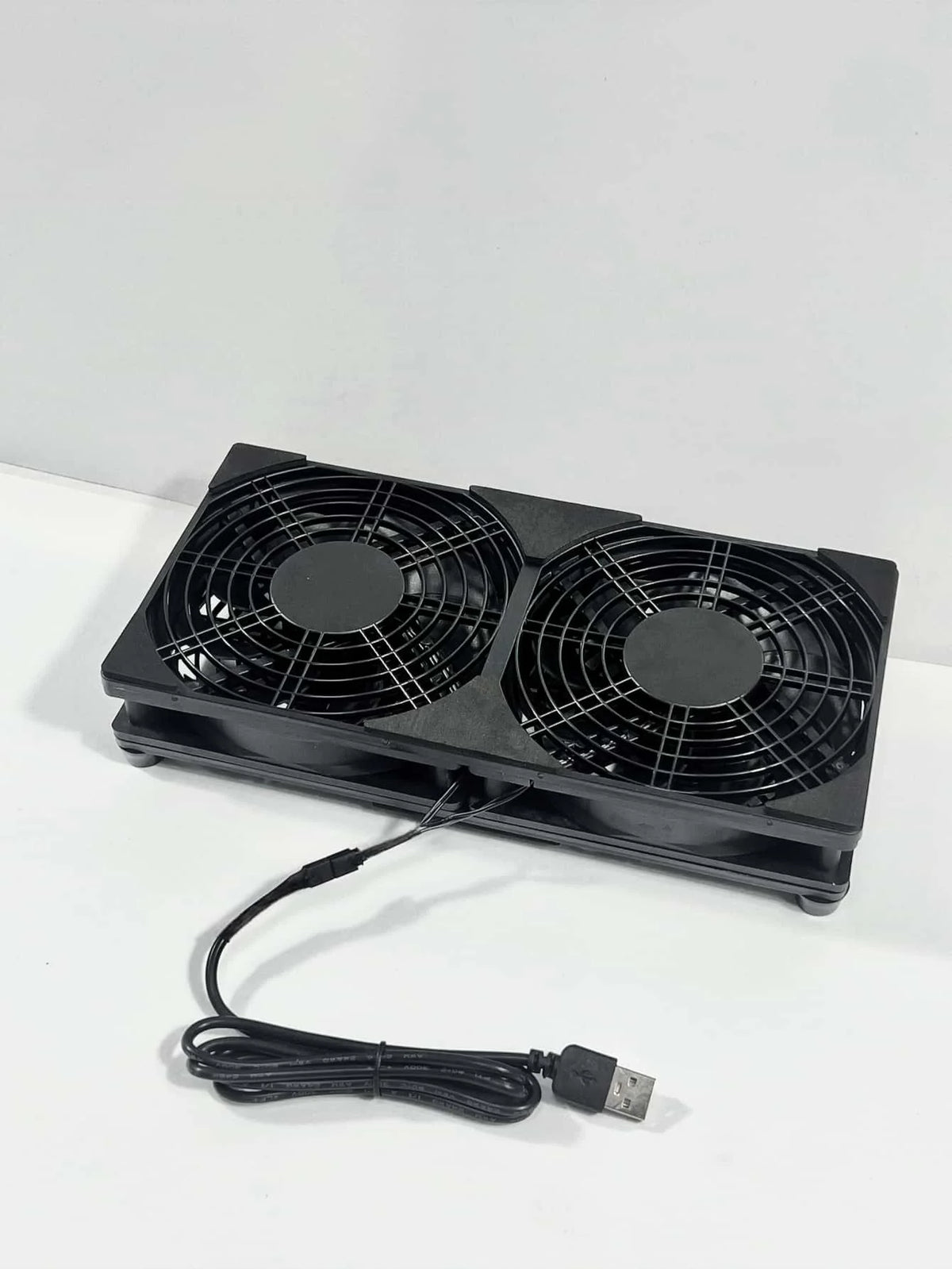 Router Cooling Fan DIY PC Cooler TV Box Wireless Silent Quiet DC 5V USB Power 120mm 240mm Fan 12CM W/Screws Protective Net.