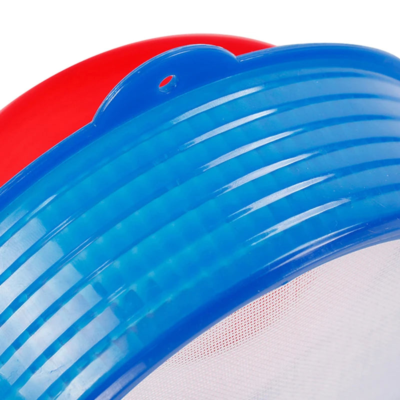 Kitchen Gadgets New Handheld 19cm Round Shape Plastic Flour Sifter Strainer