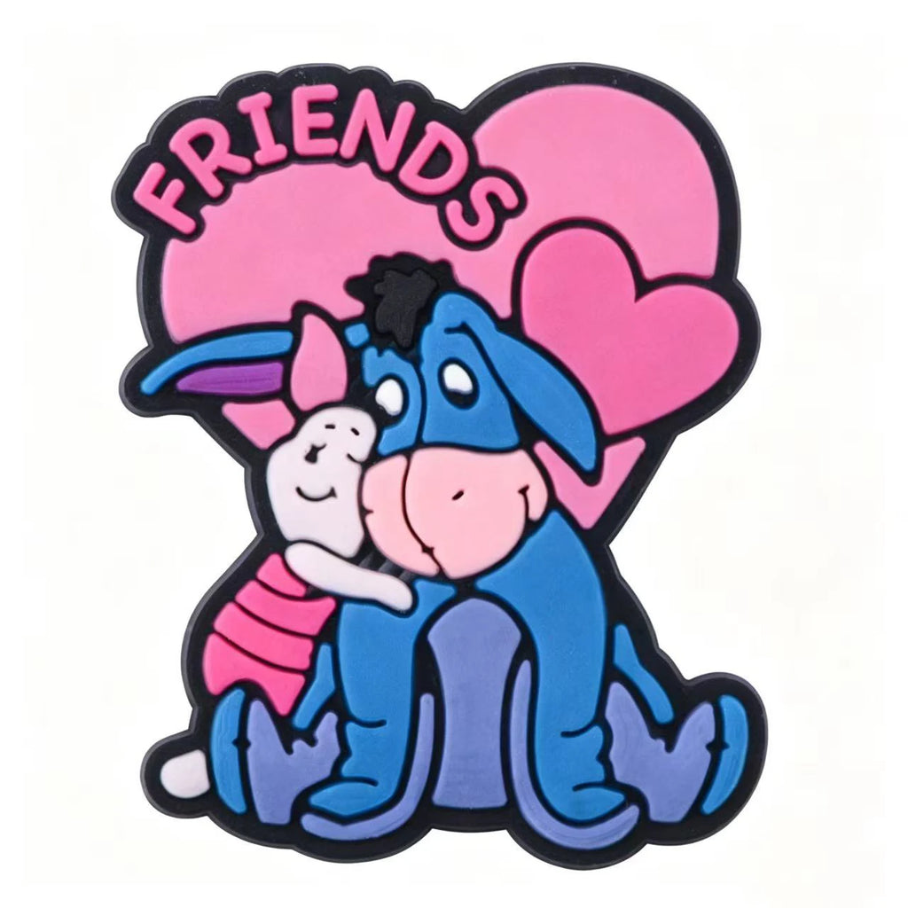 9-20pcs Hot toys Cute Cartoon Series for Shoe Charms Designer Accessories DIY Decoration for Classic Clog Kids Gifts