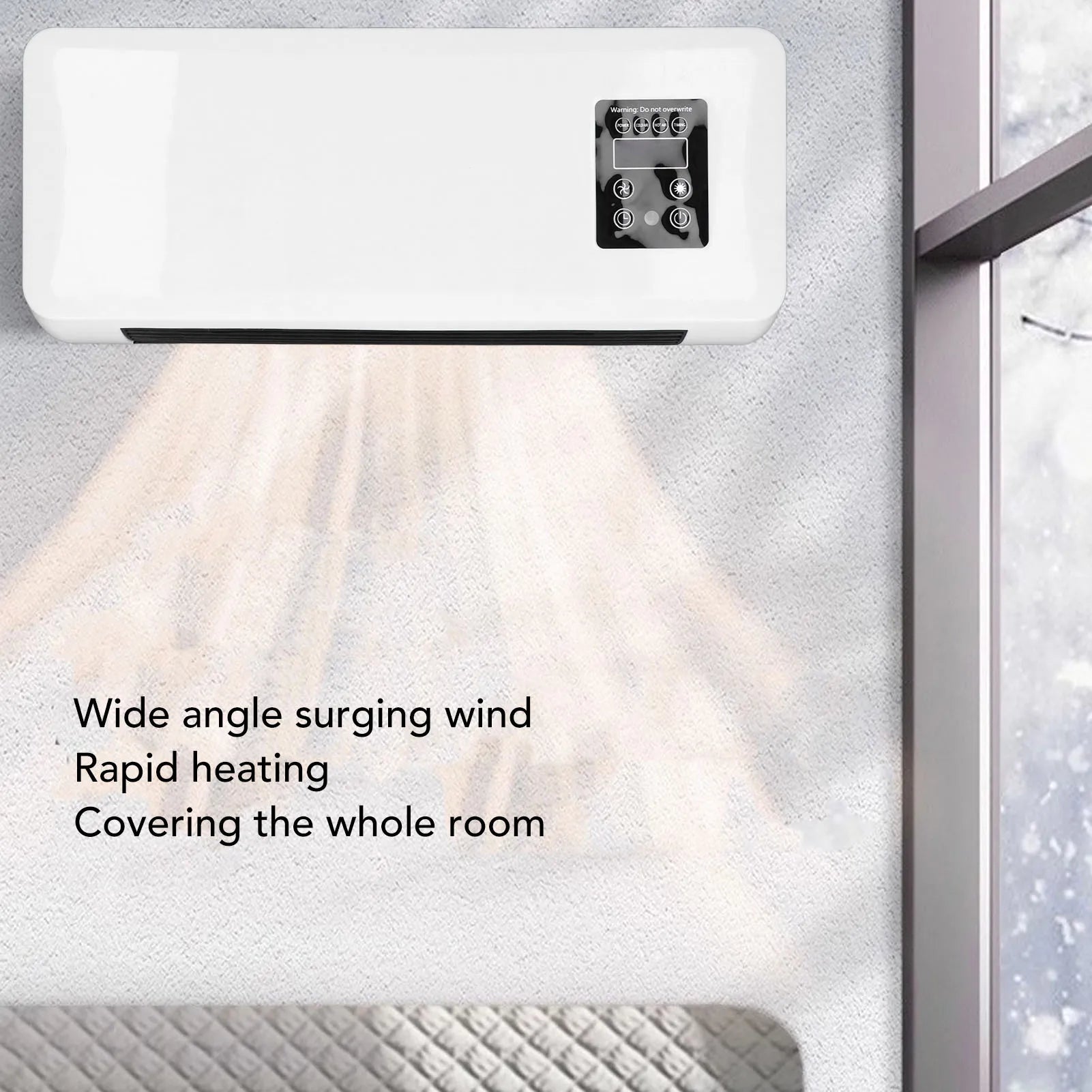 Room Cold and Warm Wall Mounted Conditioner Fast Heating Wall Mount Portable Conditioner  Ecofriendly for Office