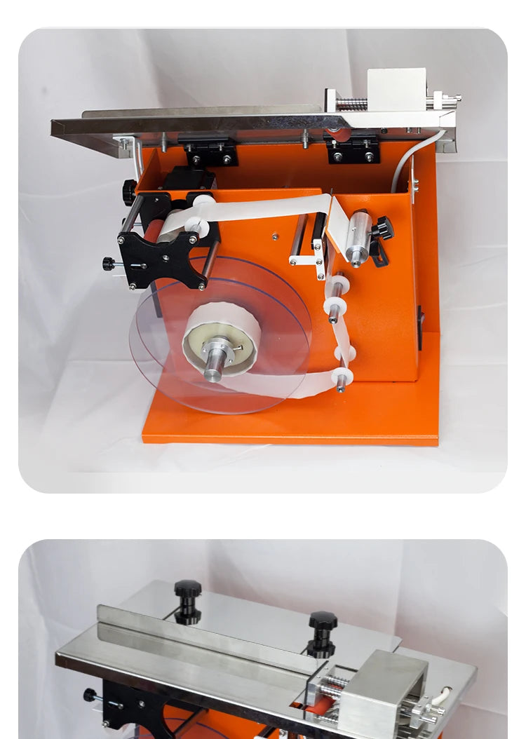 Sealing label labeling machine packaging box 90 ° corner labeling equipment right angle sealing