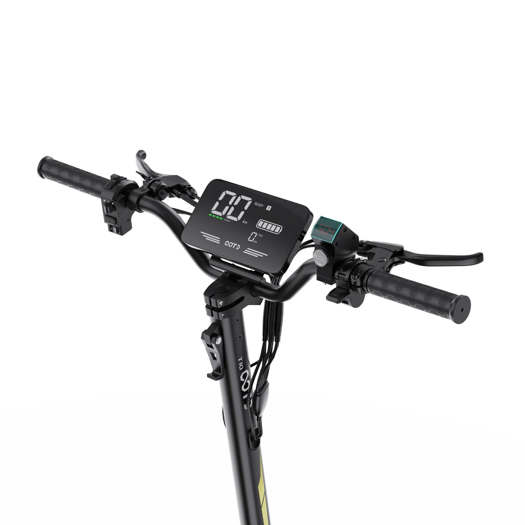 OOTD T10 Adult Foldable Electric Scooter(Yellow), Max 900W Motor & 18Ah Battery, 45-60km Range, 11 Inch All-Terrain