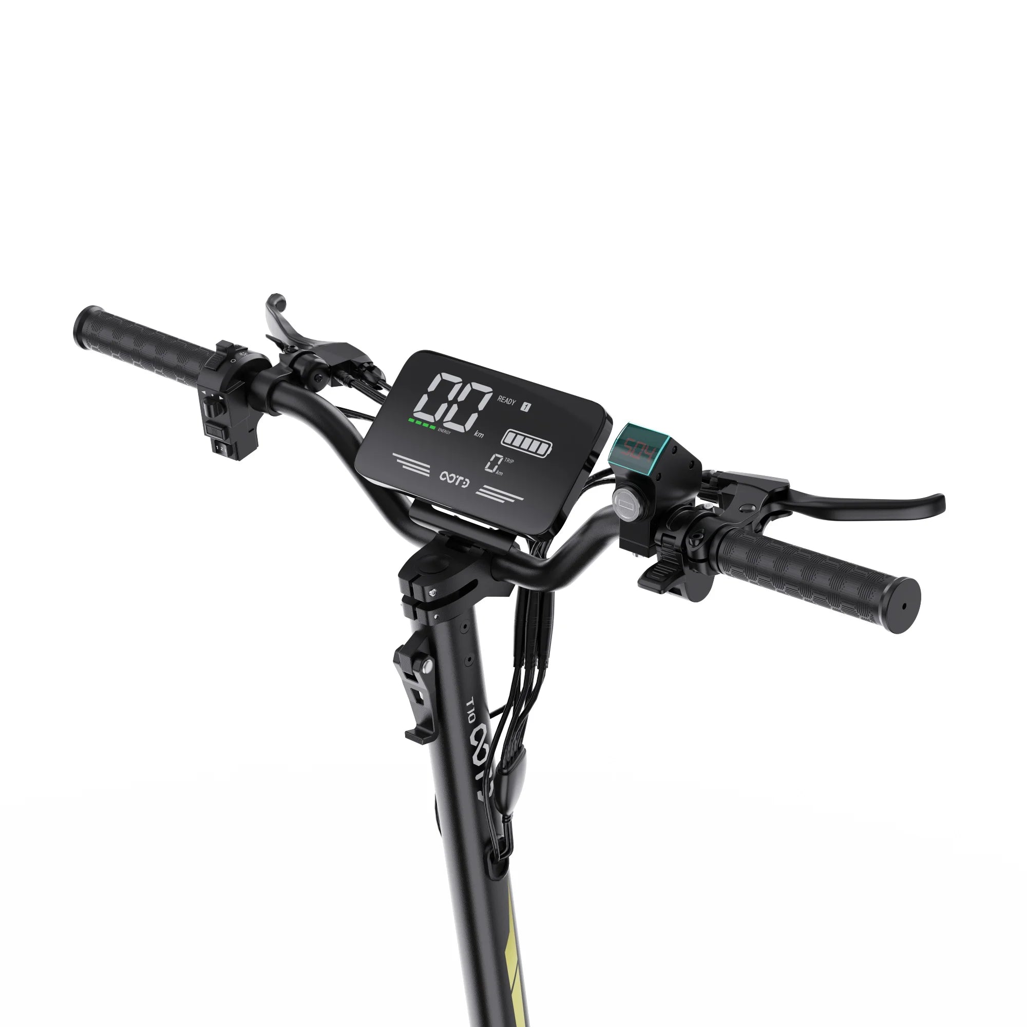 OOTD T10 Adult Foldable Electric Scooter(Yellow), Max 900W Motor & 18Ah Battery, 45-60km Range, 11 Inch All-Terrain